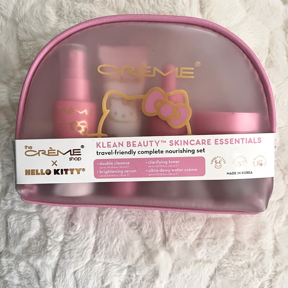 Hello Kitty crème travel set